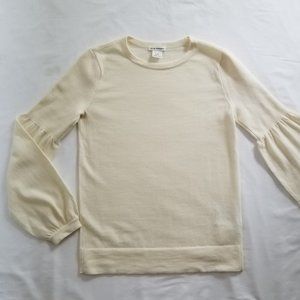 Club Monaco Sweater with Puffy Bell Sleeve